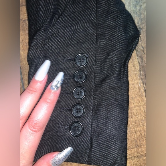 ZADIG & VOLTAIRE Women's Vedax Python casual Black Blazer $588 designer fall - Picture 12 of 12